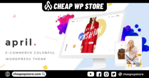 APRIL WordPress Theme - Wonderful Fashion WooCommerce