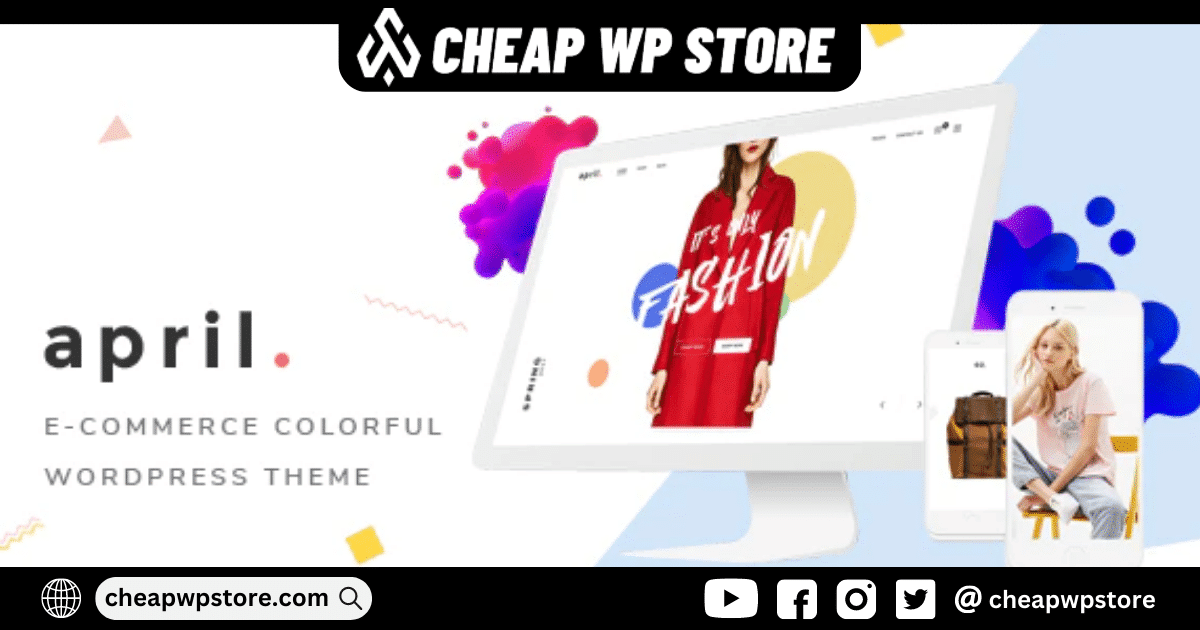 APRIL WordPress Theme - Wonderful Fashion WooCommerce