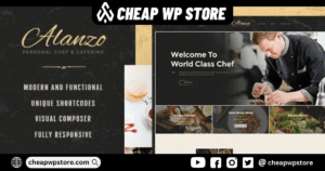 Alanzo - Personal Chef & Catering WordPress Theme