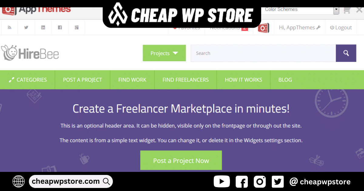 AppThemes HireBee WordPress Theme
