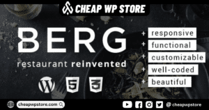 BERG WordPress Theme - Restaurant Theme