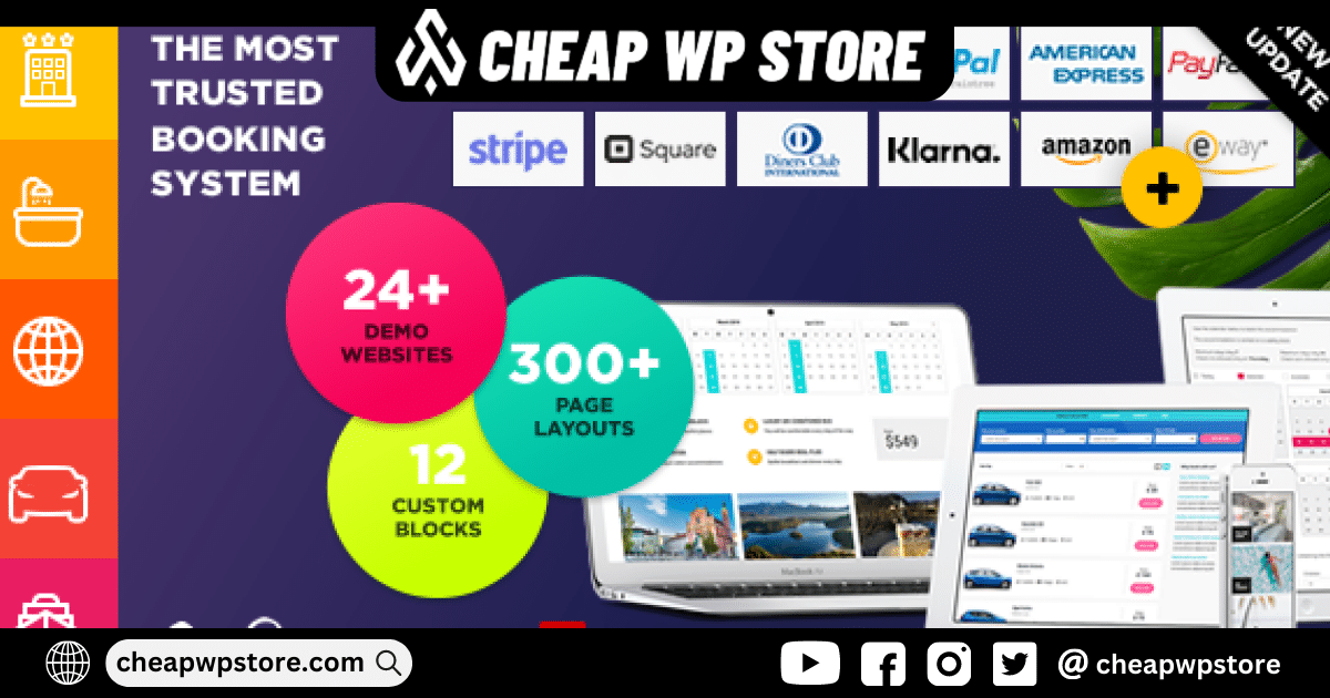 Book Your Travel - Online Booking WordPress Theme