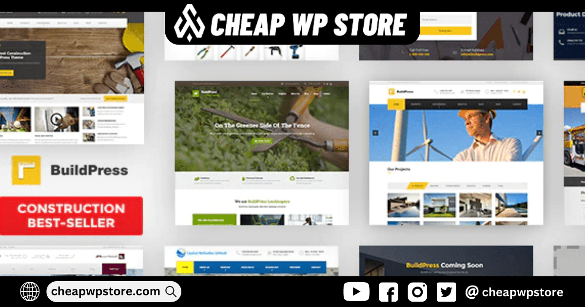 BuildPress - Construction Business WP Theme