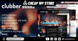 Clubber - Events & Music WordPress Theme