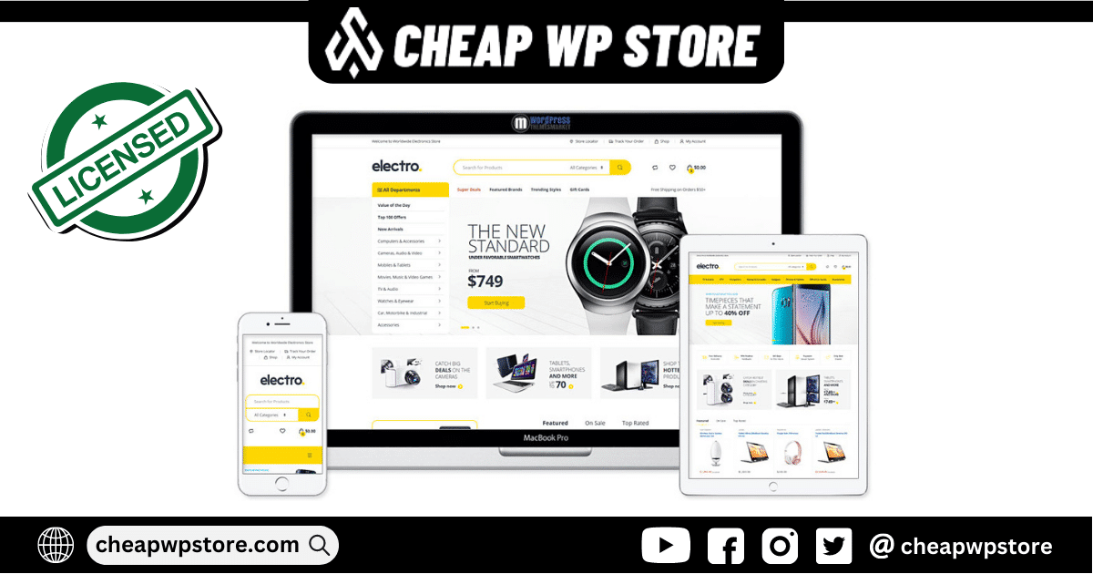 Electro Electronics Store WooCommerce Theme