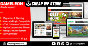 Gameleon - WordPress Arcade Theme
