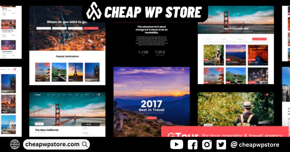Grand Tour Travel Agency WordPress Theme