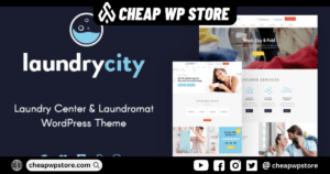 Laundry City - Dry Cleaning Services WordPress Theme