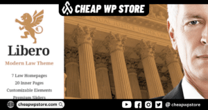 Libero Lawyer and Law Firm WordPress Theme