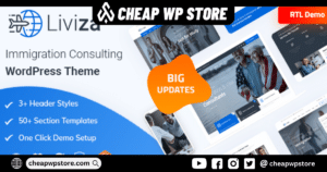 Liviza - Immigration Consulting WordPress Theme