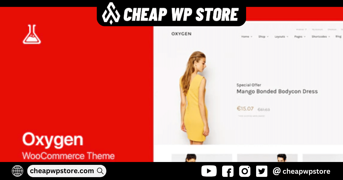 Oxygen WooCommerce WordPress Theme