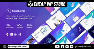 SaasLand MultiPurpose WordPress Theme - Saas & Startup