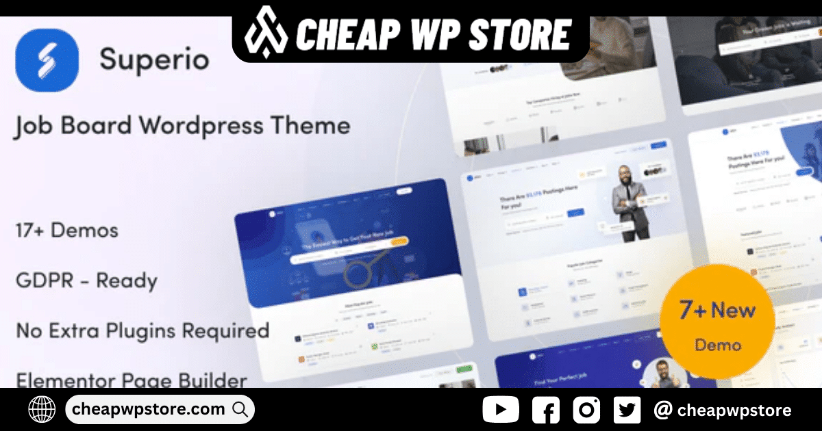 Superio - Job Search WordPress Theme