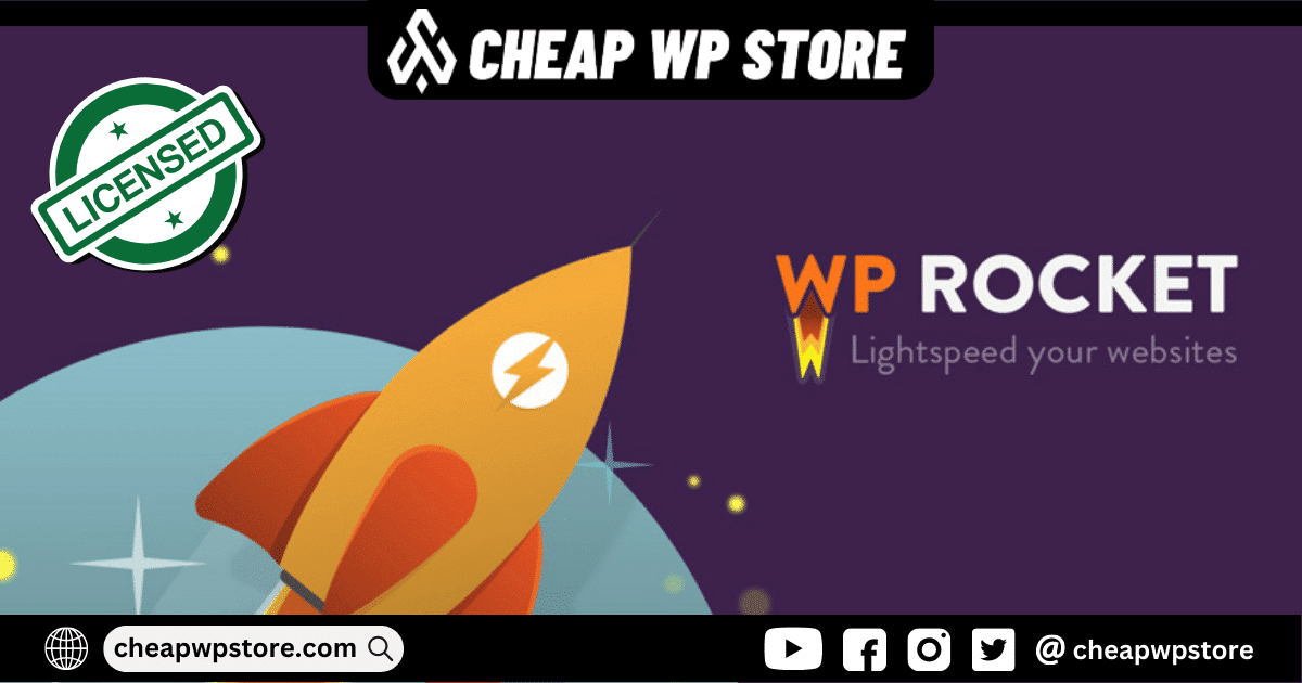 WP Rocket #1 WordPress Caching Plugin