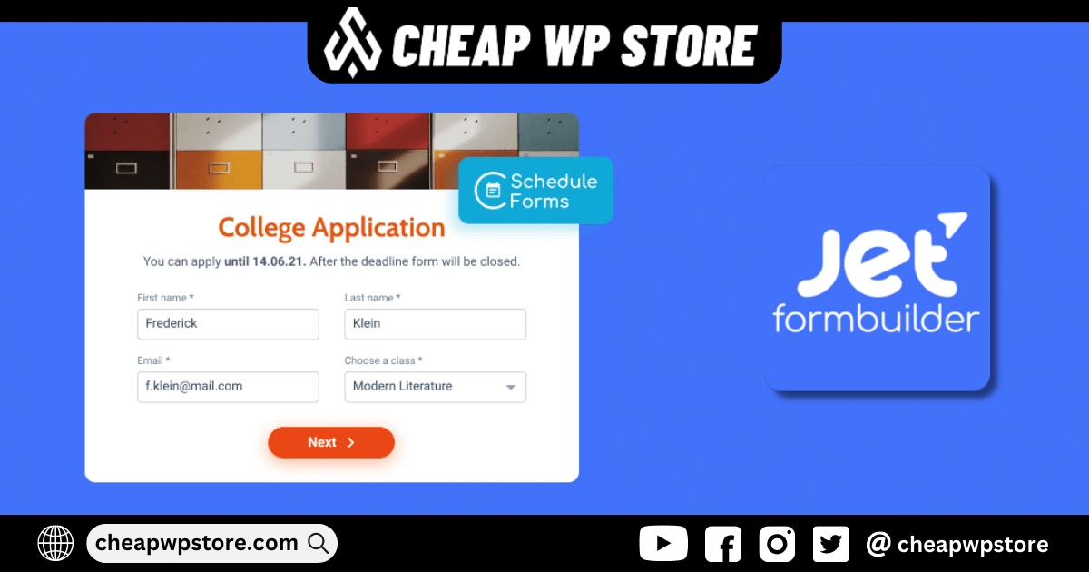 JetFormBuilder Pro – Schedule Forms Addon