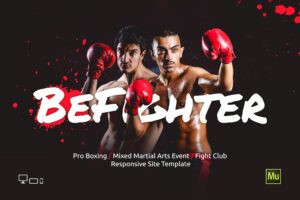BeFighter - Boxing / MMA Sport Event Site Template