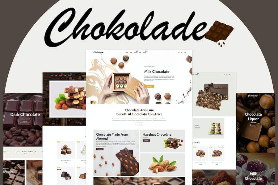 Chokolade - Chocolate Sweets & Candy Cake Shopify