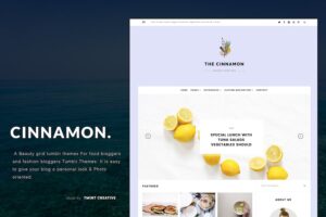Cinnamon - Casual Grid Tumblr Theme