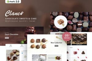 Clane - Chocolate Sweets & Cake Shopify Theme