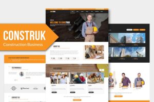Construk - Construction Business Muse Template