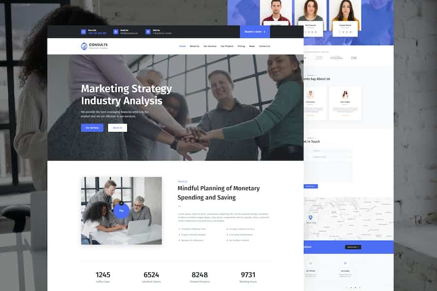 Consults - Consulting and Finance Unbounce Landing