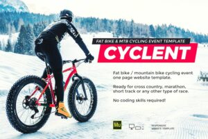 Cyclent – Winter Cycling Race Event Template