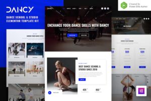 Dancy - Dance School & Studio Elementor Template Kit