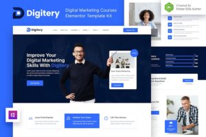 Digitery - Digital Marketing Courses Elementor Template Kit