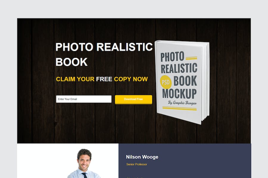 Ebook Unbounce Template