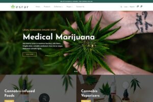 Esrar - Medical Cannabis Shopify Theme