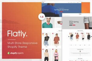 Flatly - Multi Store Responsive Shopify Theme
