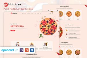 HotPizza - Pizza & Food Delivery OpenCart Store
