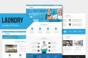 Laundryes - Laundry Business Muse Template
