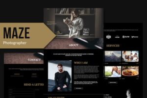 MAZE - Photography Portfolio Muse Template