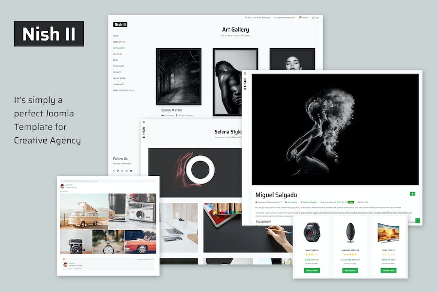 Nish II - Creative Joomla 4 Template