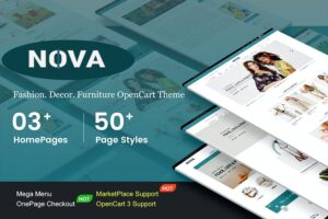 Nova - Responsive Fashion OpenCart 3 Theme