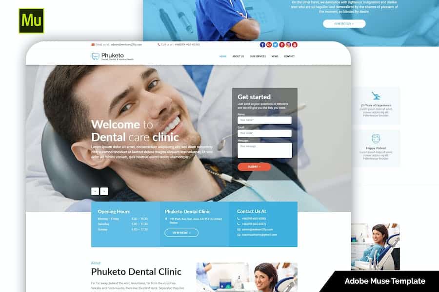 Phuketo - Dental Muse Template