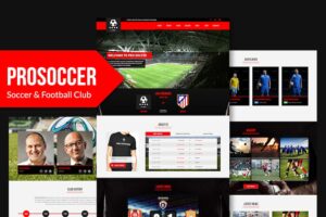 Pro Soccer - Football & Soccer Muse Template