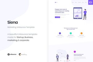 Siena - Marketing Unbounce Landing Page Template