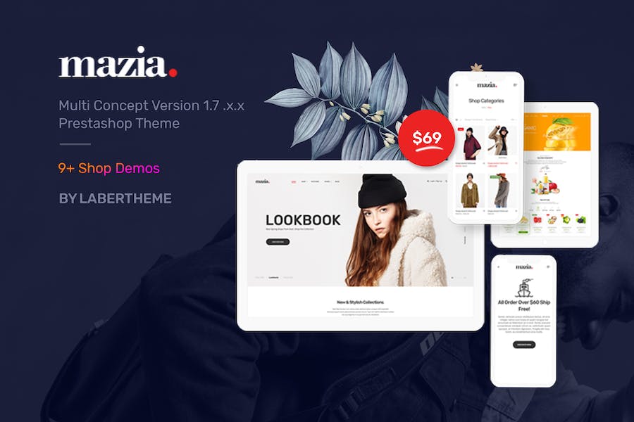 Themes Mazia Responsive Prestashop 1.7 - Laberthem
