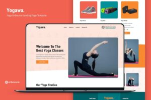 Yogawa — Yoga Unbounce Landing Page Template